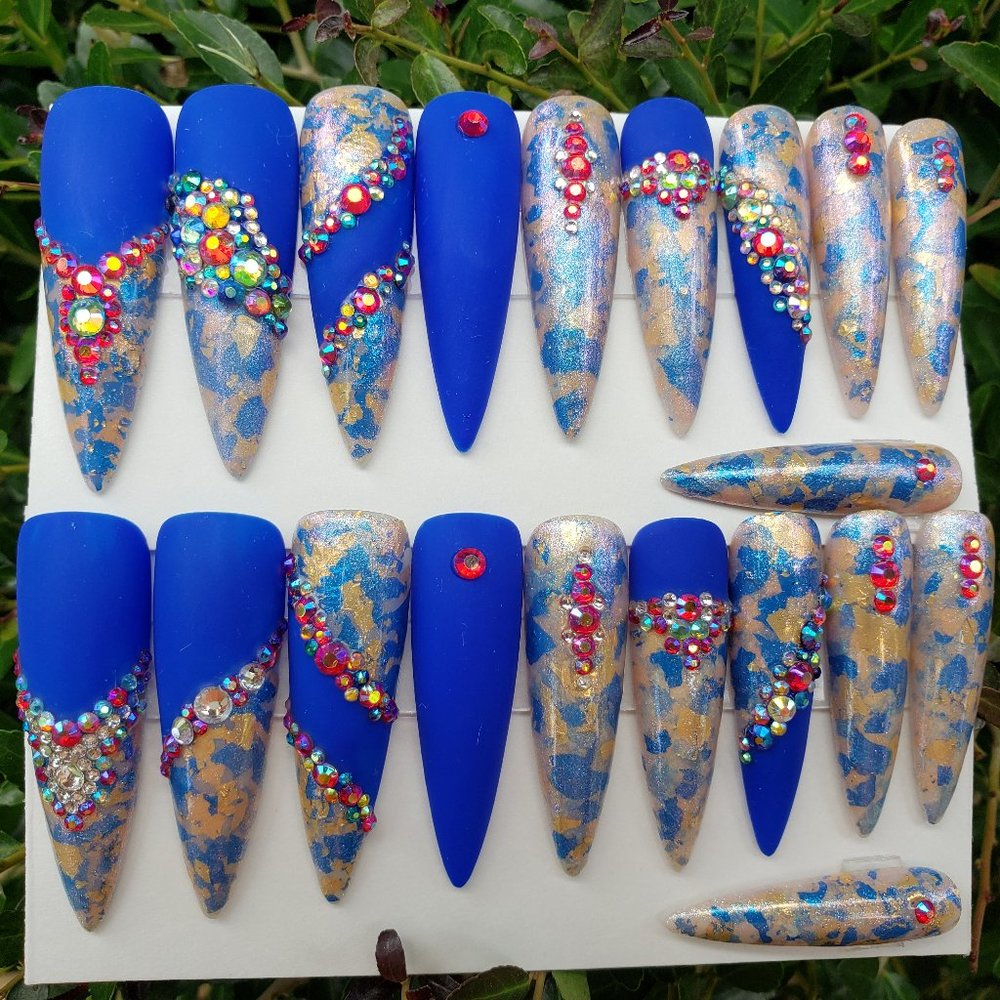 XXLong Stiletto Gel Press on Nails